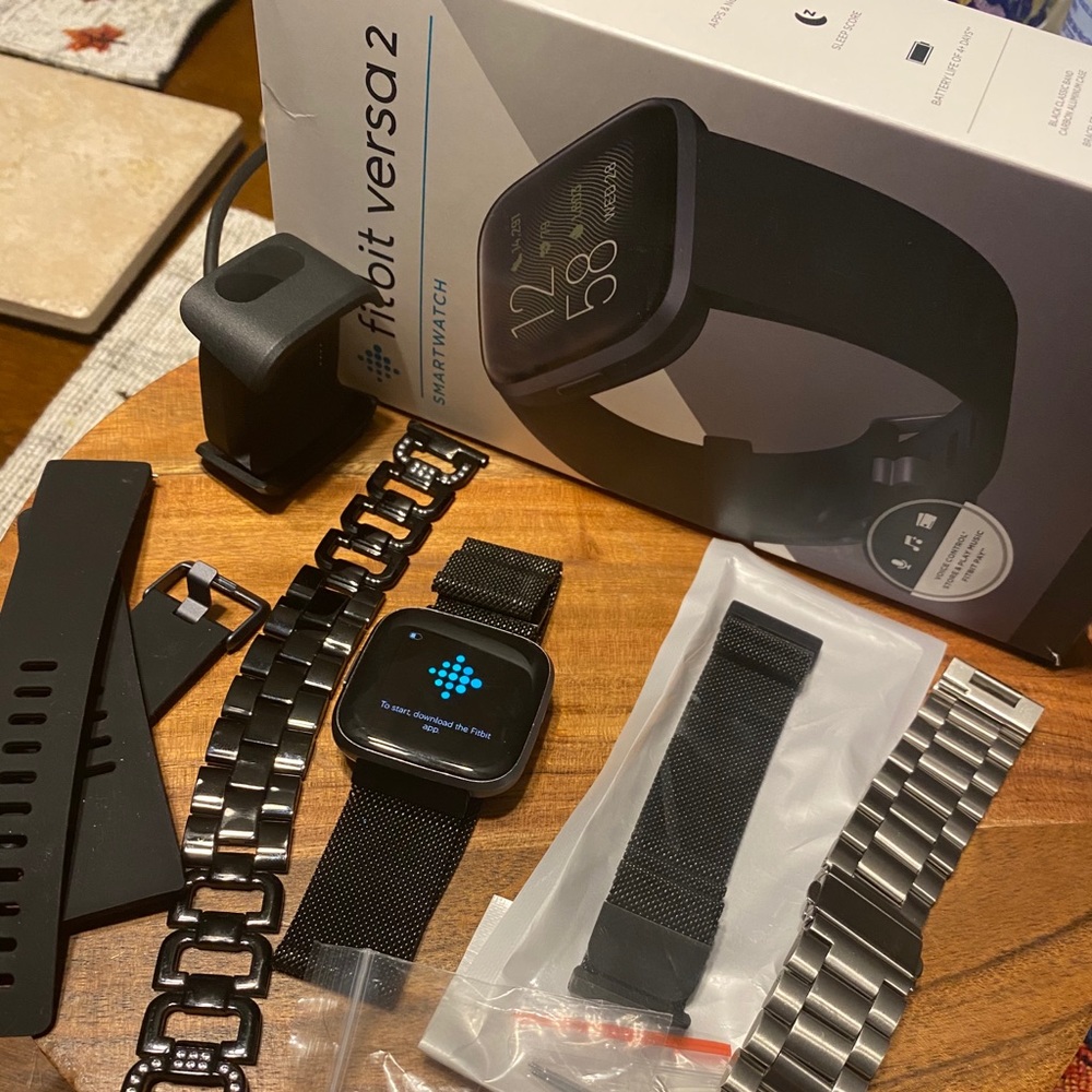 Fitbit Versa 2 with bands
